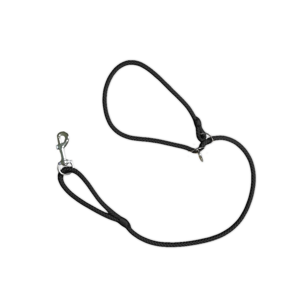 Černé vodítko pro psa